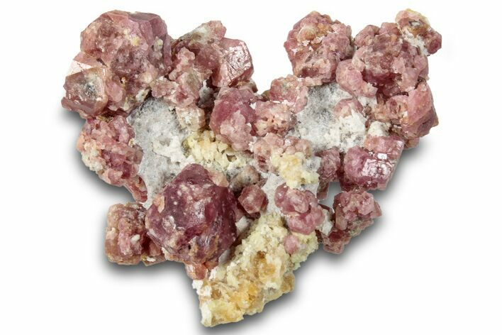 Raspberry Garnets (Rosolite) in Matrix - Mexico #264645